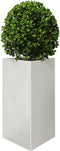 vidaXL - Plantenbak - driehoek - 50x43x75 - cm - roestvrij - staal