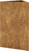 vidaXL - Plantenbak - driehoekig - 50x43x75 - cm - weervast - staal