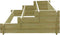vidaXL - Plantenbak - drielaags - 90x90x35 - cm - geïmpregneerd - hout