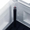 vidaXL - Plantenbak - hoog - met - latwerk - en - zelfbewateringssysteem - wit