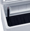 vidaXL - Plantenbak - hoog - met - latwerk - en - zelfbewateringssysteem - wit