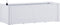 vidaXL - Plantenbak - hoog - met - zelfbewateringssysteem - 100x43x33 - cm - wit