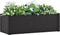vidaXL - Plantenbak - hoog - zelfbewateringssysteem - 100x43x33 - cm - antraciet
