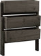 vidaXL - Plantenbak - inklapbaar - 60x14x75 - cm - massief - vurenhout - grijs