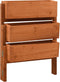 vidaXL - Plantenbak - inklapbaar - 60x14x75 - cm - massief - vurenhout - oranje