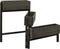 vidaXL - Plantenbak - inklapbaar - 60x14x75 - cm - massief - vurenhout - grijs
