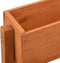 vidaXL - Plantenbak - inklapbaar - 60x14x75 - cm - massief - vurenhout - oranje