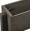 vidaXL - Plantenbak - inklapbaar - 60x14x75 - cm - massief - vurenhout - grijs
