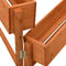 vidaXL - Plantenbak - inklapbaar - 60x14x75 - cm - massief - vurenhout - oranje