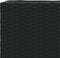 vidaXL - Plantenbak - met - 2 - potten - 72x30x32 - cm - poly - rattan - zwart