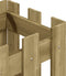 vidaXL - Plantenbak - met - hekontwerp - 30x30x30 - cm - geïmpregneerd - grenenhout