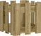 vidaXL - Plantenbak - met - hekontwerp - 30x30x30 - cm - geïmpregneerd - grenenhout