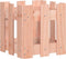 vidaXL - Plantenbak - met - hekontwerp - 30x30x30 - cm - massief - dougashout