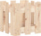 vidaXL - Plantenbak - met - hekontwerp - 30x30x30 - cm - massief - grenenhout