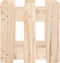 vidaXL - Plantenbak - met - hekontwerp - 30x30x30 - cm - massief - grenenhout