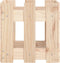 vidaXL - Plantenbak - met - hekontwerp - 30x30x30 - cm - massief - grenenhout