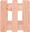 vidaXL - Plantenbak - met - hekontwerp - 30x30x30 - cm - massief - dougashout