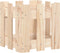 vidaXL - Plantenbak - met - hekontwerp - 30x30x30 - cm - massief - grenenhout