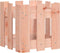 vidaXL - Plantenbak - met - hekontwerp - 30x30x30 - cm - massief - dougashout