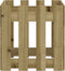 vidaXL - Plantenbak - met - hekontwerp - 40x40x40 - cm - geïmpregneerd - grenenhout