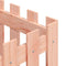 vidaXL - Plantenbak - met - hekontwerp - 40x40x40 - cm - massief - douglashout
