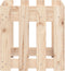 vidaXL - Plantenbak - met - hekontwerp - 40x40x40 - cm - massief - grenenhout