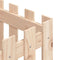 vidaXL - Plantenbak - met - hekontwerp - 40x40x40 - cm - massief - grenenhout
