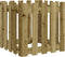 vidaXL - Plantenbak - met - hekontwerp - 50x50x50 - cm - geïmpregneerd - grenenhout