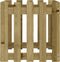 vidaXL - Plantenbak - met - hekontwerp - 50x50x50 - cm - geïmpregneerd - grenenhout