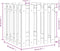 vidaXL - Plantenbak - met - hekontwerp - 50x50x50 - cm - massief - grenenhout