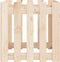 vidaXL - Plantenbak - met - hekontwerp - 50x50x50 - cm - massief - grenenhout