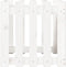 vidaXL - Plantenbak - met - hekontwerp - 50x50x50 - cm - massief - grenenhout - wit