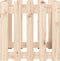 vidaXL - Plantenbak - met - hekontwerp - 50x50x50 - cm - massief - grenenhout