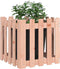 vidaXL - Plantenbak - met - hekontwerp - 50x50x50 - cm - massief - douglashout