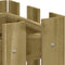 vidaXL - Plantenbak - met - hekontwerp - 60x30x30 - cm - geïmpregneerd - grenenhout