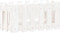 vidaXL - Plantenbak - met - hekontwerp - 60x30x30 - cm - massief - grenenhout - wit