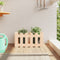 vidaXL - Plantenbak - met - hekontwerp - 60x30x30 - cm - massief - grenenhout