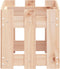 vidaXL - Plantenbak - met - hekontwerp - 60x30x30 - cm - massief - grenenhout
