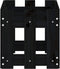 vidaXL - Plantenbak - met - hekontwerp - 60x30x30 - cm - massief - grenenhout - zwart
