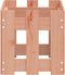 vidaXL - Plantenbak - met - hekontwerp - 60x30x30 - cm - massief - dougashout