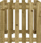 vidaXL - Plantenbak - met - hekontwerp - 60x60x60 - cm - geïmpregneerd - grenenhout