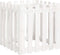 vidaXL - Plantenbak - met - hekontwerp - 60x60x60 - cm - massief - grenenhout - wit