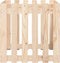 vidaXL - Plantenbak - met - hekontwerp - 60x60x60 - cm - massief - grenenhout