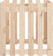 vidaXL - Plantenbak - met - hekontwerp - 60x60x60 - cm - massief - grenenhout
