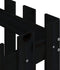 vidaXL - Plantenbak - met - hekontwerp - 60x60x60 - cm - massief - grenenhout - zwart