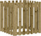 vidaXL - Plantenbak - met - hekontwerp - 70x70x70 - cm - geïmpregneerd - grenenhout