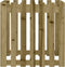 vidaXL - Plantenbak - met - hekontwerp - 70x70x70 - cm - geïmpregneerd - grenenhout