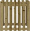 vidaXL - Plantenbak - met - hekontwerp - 70x70x70 - cm - geïmpregneerd - grenenhout