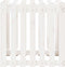 vidaXL - Plantenbak - met - hekontwerp - 70x70x70 - cm - massief - grenenhout - wit