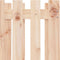 vidaXL - Plantenbak - met - hekontwerp - 70x70x70 - cm - massief - grenenhout